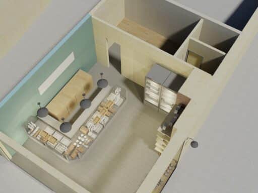 Ανακαίνιση μαγαζιού με σύγχρονο design και λειτουργική διαρρύθμιση