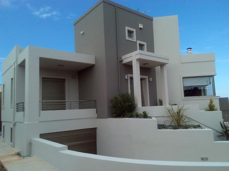 Εξωτερικό βάψιμο σπιτιού με επαγγελματικό αποτέλεσμα